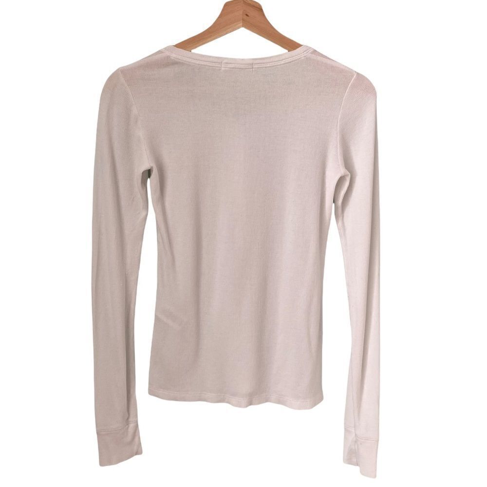 Rag & Bone Basic White Front Button Top In Size Xs - image 2
